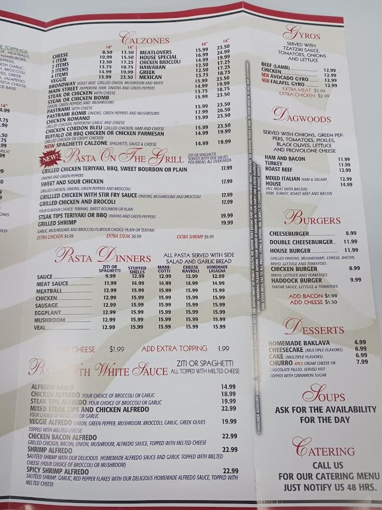 Fairfield House of Pizza Menu image 2